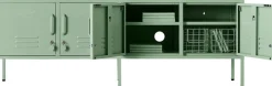 Meuble tv en acier vert sauge 162x40x57cm The Standard - Mustard Made