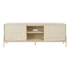 Meuble tv en chêne beige 40x160x60cm Faces - Zuiver