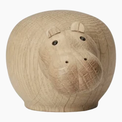 Mini Hippopotame en chêne Hibo - Woud