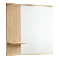 Miroir avec étagère en chêne 72x790x9,5cm - Moebe