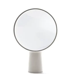 Miroir blanc en céramique 46,5cm Cyclope - Moustache