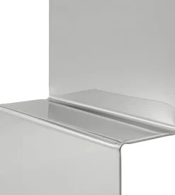 Miroir design en acier poli 227x57cm Pleat - Muuto