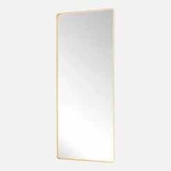 Miroir de sol 60 x 152 cm en laiton - Hübsch
