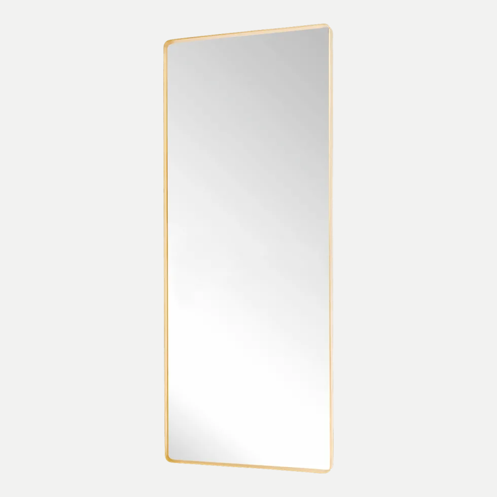 Miroir de sol 60 x 152 cm en laiton - Hübsch