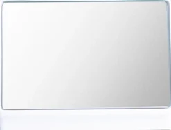 Miroir de table en céramique blanc 30x22cm Lucarne - Moustache
