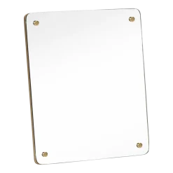 Miroir de table rectangulaire en chêne naturel 30cm Smize- Hübsch