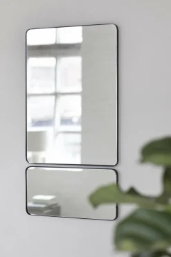 Miroir en acier noir 40x20cm - Serax