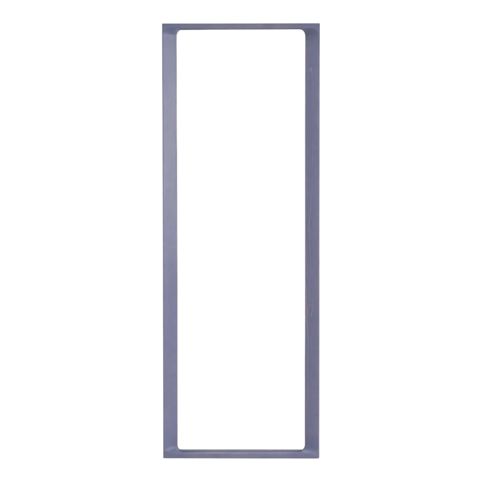 Miroir en bois laqué lila 170x61x5cm Arced - Muuto