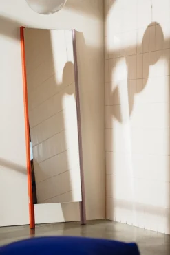 Miroir mural orange et violet 49x166cm Lun - Noo.ma