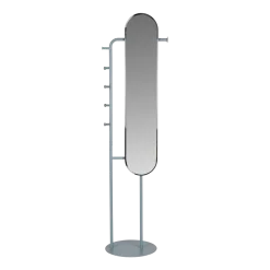 Miroir à poser en acier bleu 179cm Vero - Zuiver