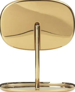 Miroir à poser en acier laiton Flip - Normann Copenhagen