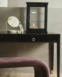Miroir à poser en marbre et métal doré Haja - Nordal