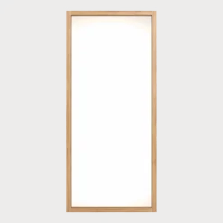 Miroir rectangulaire à poser en bois de chêne - Ethnicraft Accessories
