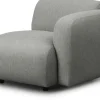 Module accoudoir droit de canapé gris Swell modular sofa 120 - Normann Copenhagen
