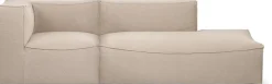 Module avec accoudoir gauche L profond beige Catena - Ferm Living