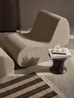 Module central d'extérieur en bouclettes sable Rouli - Ferm living
