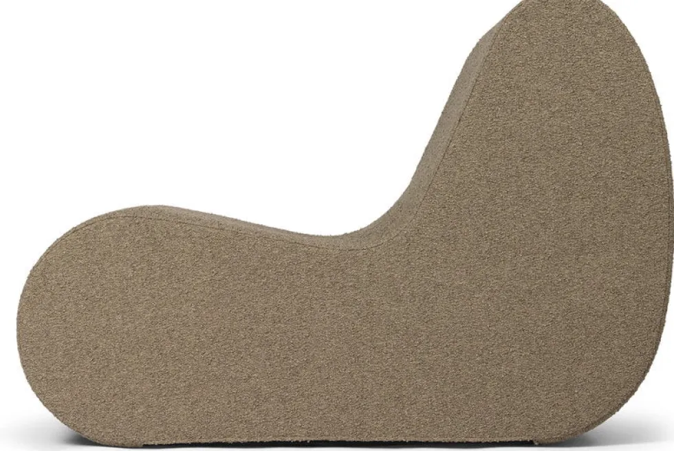 Module central d'extérieur en bouclettes sable Rouli - Ferm living