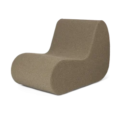 Module central d'extérieur en bouclettes sable Rouli - Ferm living