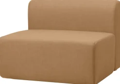 Module chaise en polyester ocre 90x70 cm Lagoon - Broste Copenhagen