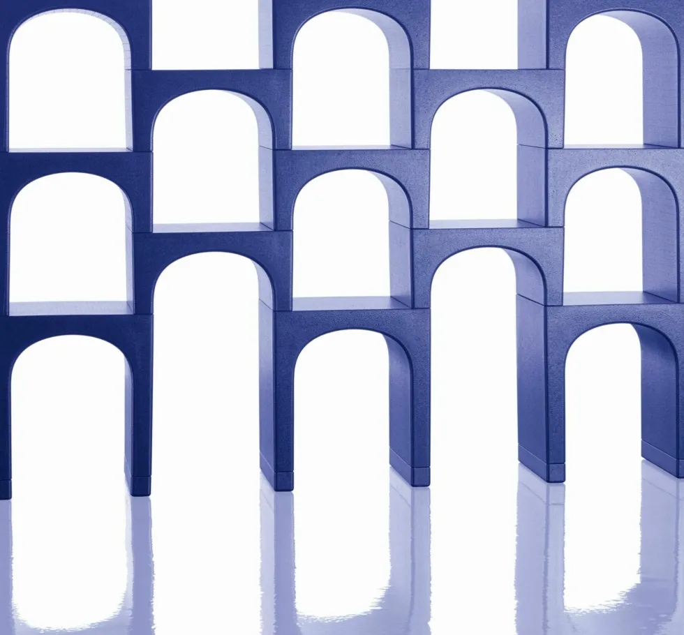 Module C étagère modulable bleu Eur - Magis