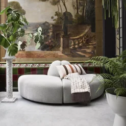 Module d'angle droit sneak gris clair Jax - Hkliving