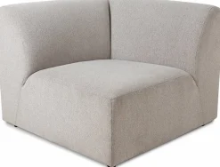 Module d'angle droit sneak gris clair Jax - Hkliving