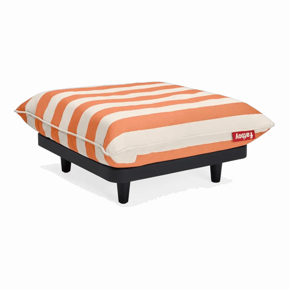 Module de canapé d’extérieur rayé orange Paletti - Fatboy