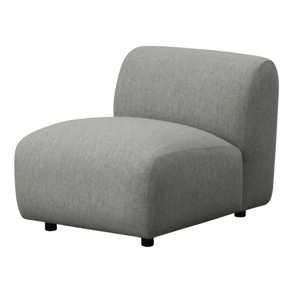 Module de canapé ouvert côté droit gris Swell modular sofa 340 - Normann Copenhagen