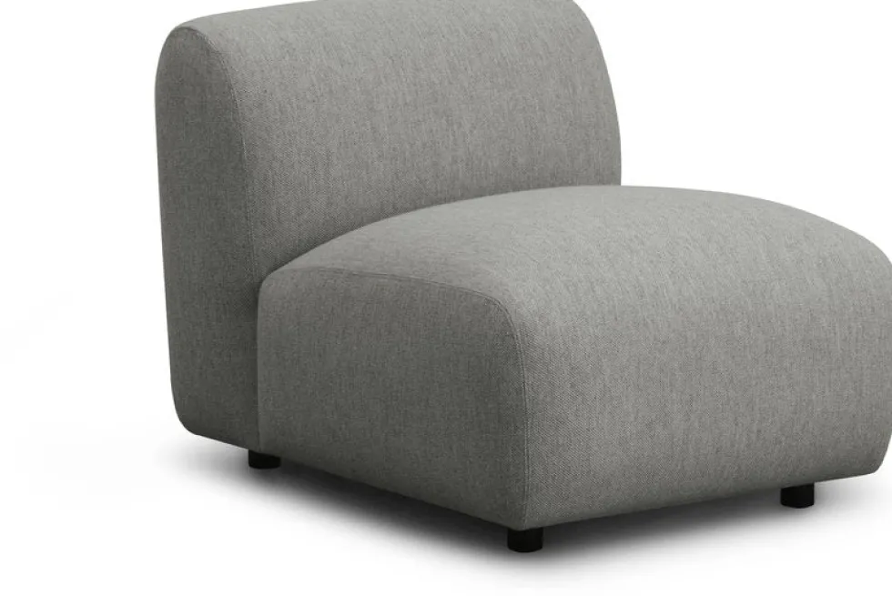 Module de canapé ouvert côté gauche gris Swell modular sofa 330 - Normann Copenhagen