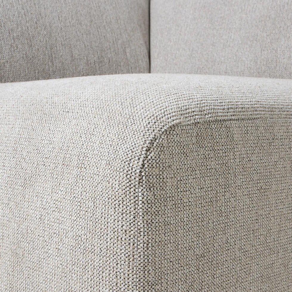 Module de fin angle gauche sneak gris clair Jax - Hkliving