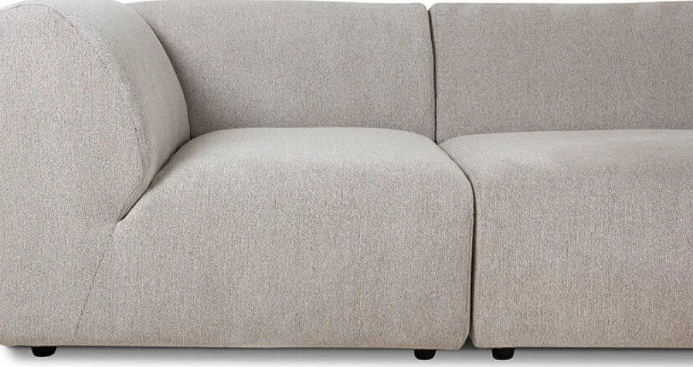 Module de fin angle gauche sneak gris clair Jax - Hkliving