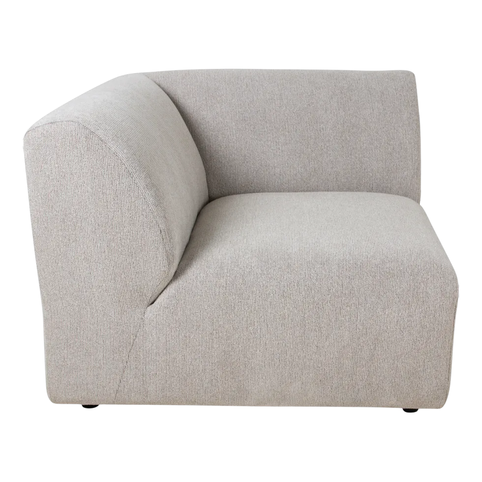 Module de fin angle gauche sneak gris clair Jax - Hkliving