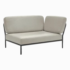 Module droit de canapé lounge gris clair LEVEL - Houe