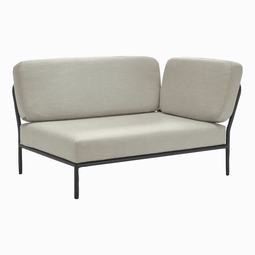 Module droit de canapé lounge gris clair LEVEL - Houe