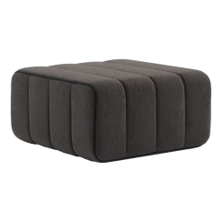 Module en tissu jet gris marron 68x34cm Curt - Ambivalenz