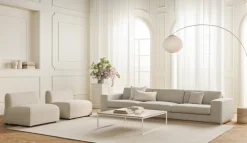 Module en tissus vilme bouclé beige Arké - Bolia