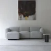 Module méridienne accoudoir droit gris Swell modular sofa 150 - Normann Copenhagen