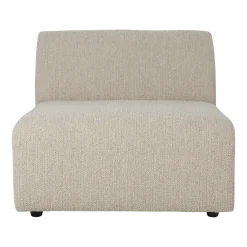 Module 1 place en bouclé taupe Jax - Hkliving