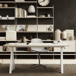 2 Montants blancs à fixer 30x75 cm - String furniture