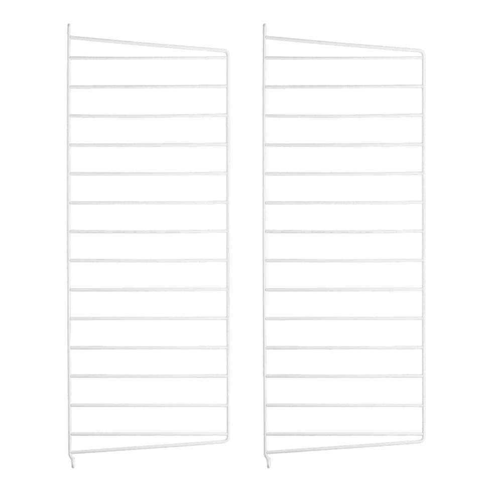 2 Montants blancs à fixer 30x75 cm - String furniture