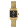 Montre en métal pépite et cadran doré Nova noire - Laps