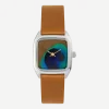 Montre marron paon et cadre argenté Prima - Laps