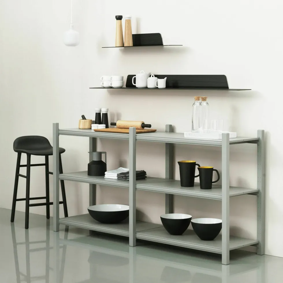 Moulin à poivre en chêne naturel et marbre noir 27 cm Craft Oak/noir - Normann Copenhagen