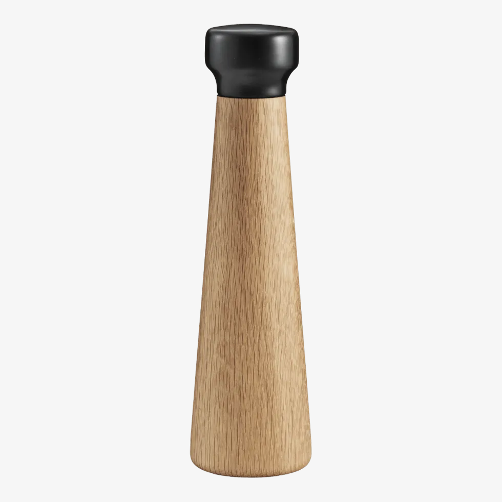 Moulin à poivre en chêne naturel et marbre noir 27 cm Craft Oak/noir - Normann Copenhagen