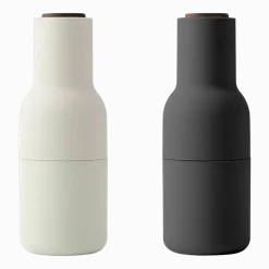 Moulin à sel et moulin à poivre gris et blanc Bottle - Audo