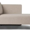 Méridienne modulable droite en bouclettes beige Dase - Ferm living