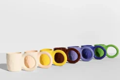 Mug en faïence citron 9 cm Donut - Petite Friture