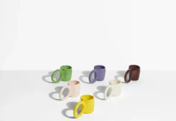 Mug en faïence myrtille 9 cm Donut - Petite Friture