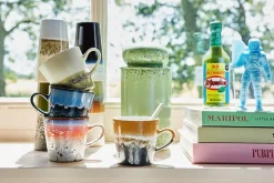 4 mugs américano Pegasus en céramique Vaisselle 70's - HKliving