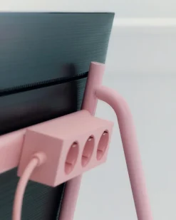 Mutliprise 3 prises noir 5m Power Bar - Pedestal